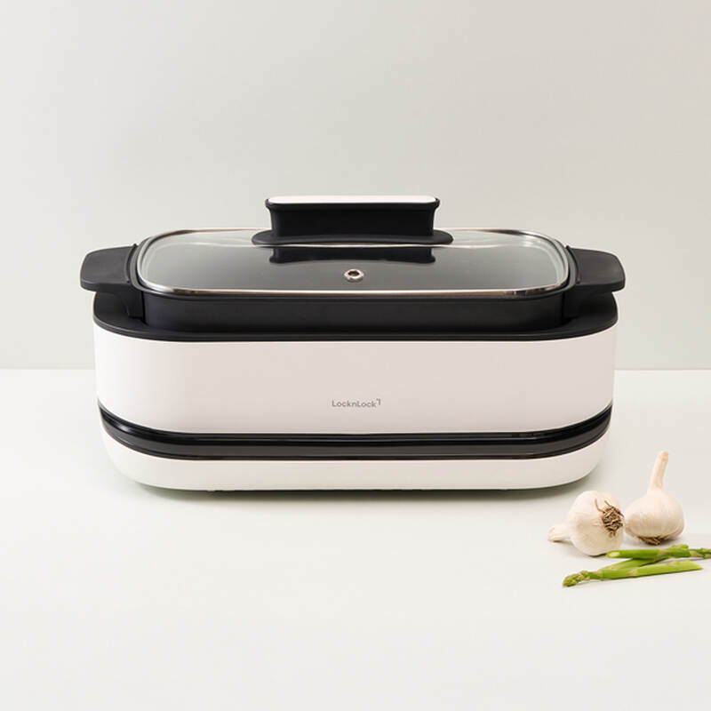 Nồi điện đa năng LocknLock dung t&iacute;ch 6L - M&agrave;u trắng - EJP261WHT, , large image number null